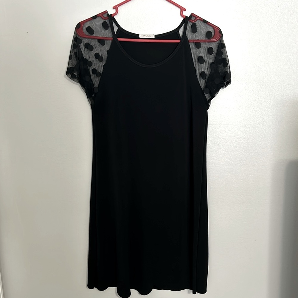 Black cocktail dress